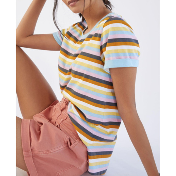 Anthropologie Tops - Anthropologie T.la Charmer Ringer Striped Tee